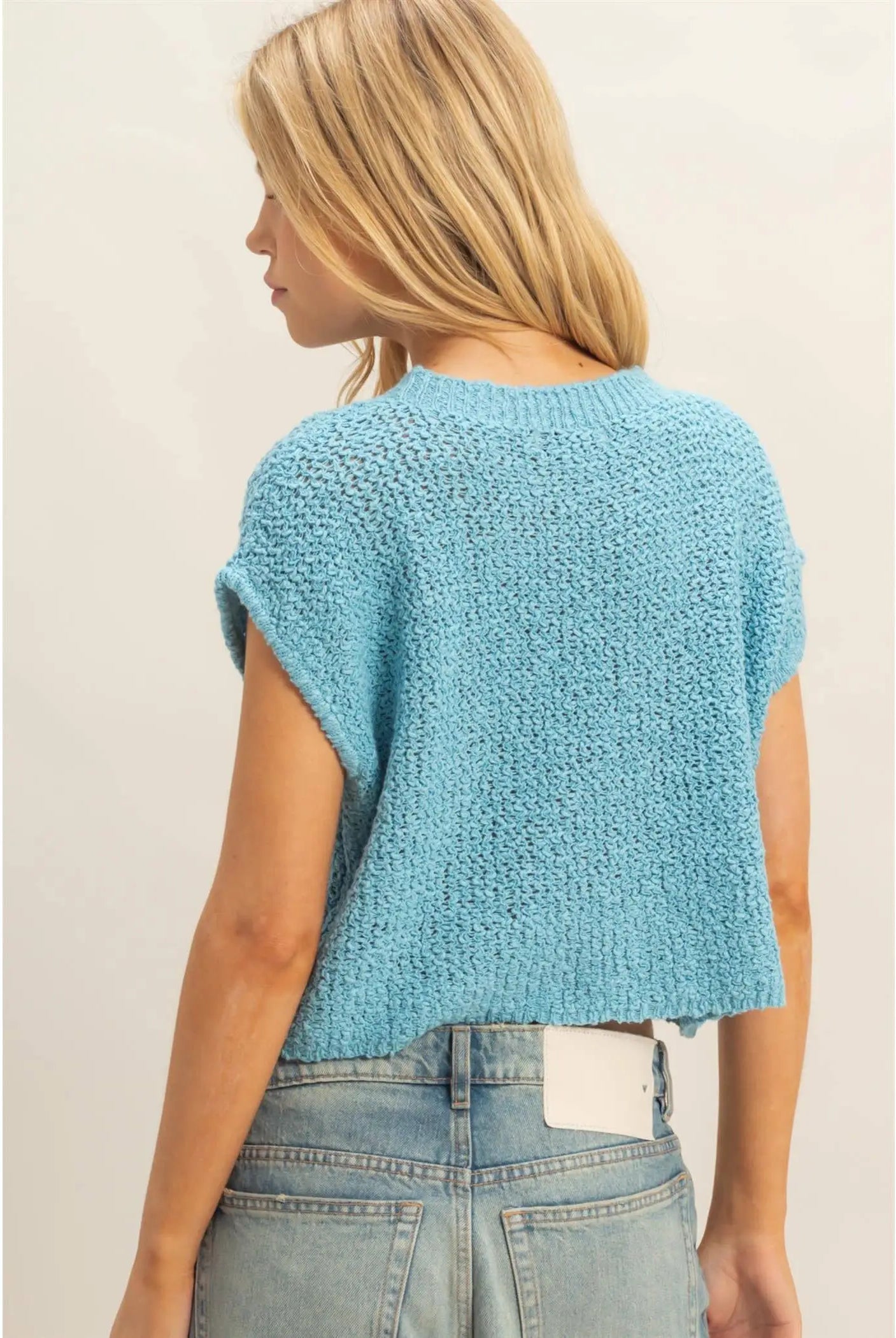 Pocket Detail Sweater Top HYFVE