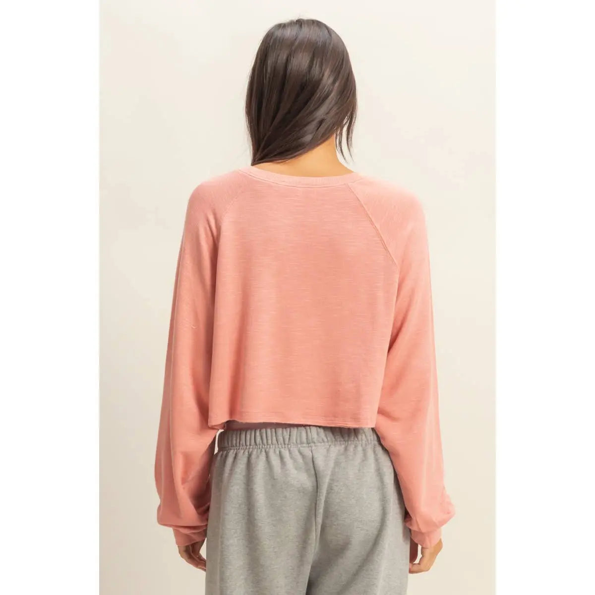 DZ22E691-Long Sleeve Round Neck Top HYFVE