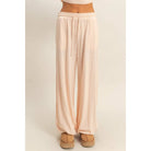 High Waist Drawstring Wide Leg Pants HYFVE