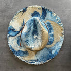 Marbled Straw Fringe Rancher Hat N.Y.M.F. by Co