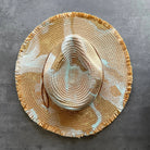 Marbled Straw Fringe Rancher Hat N.Y.M.F. by Co