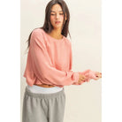 DZ22E691-Long Sleeve Round Neck Top HYFVE